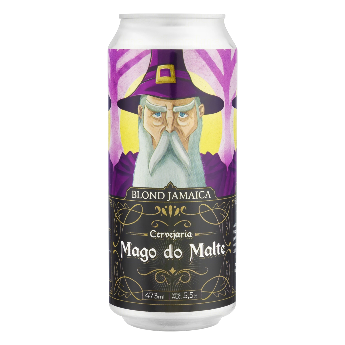 Cerveja Blond Puro Malte Jamaica Mago Do Malte Lata 473ml