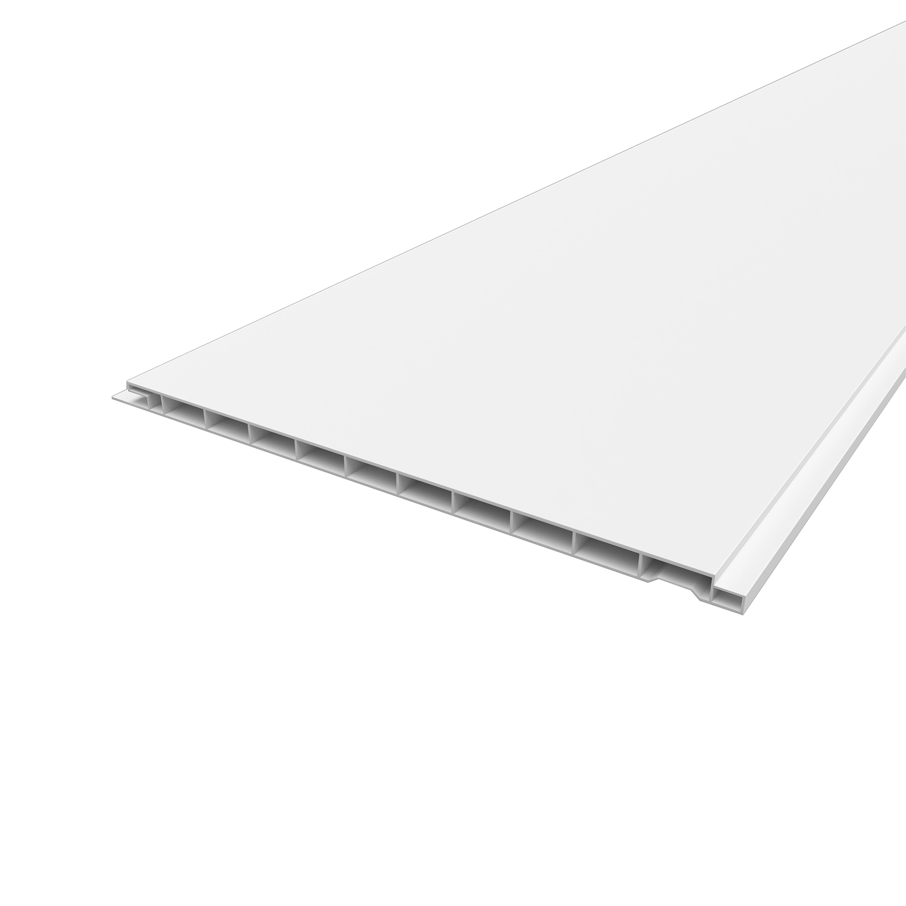 Forro de PVC Branco 3m x 20cm 8mm Liso Permatti
