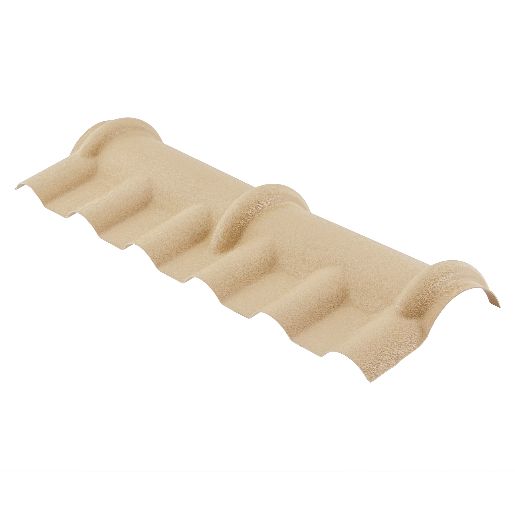 Cumeeira de PVC Plan Central Articulada 28x90cm Marfim Permatti