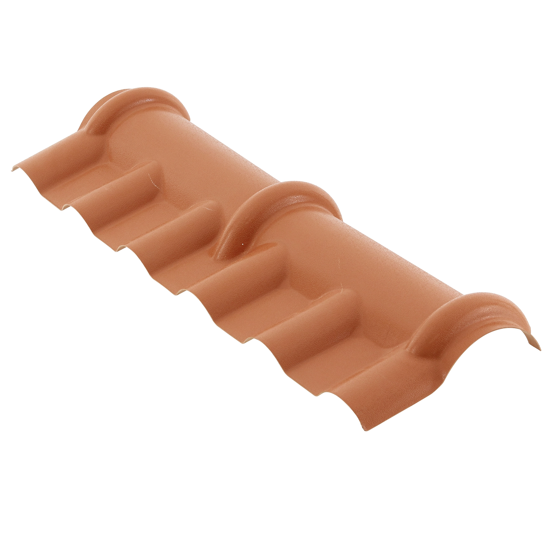 Cumeeira de PVC Plan Central Articulada 28x90cm Cerâmica Permatti