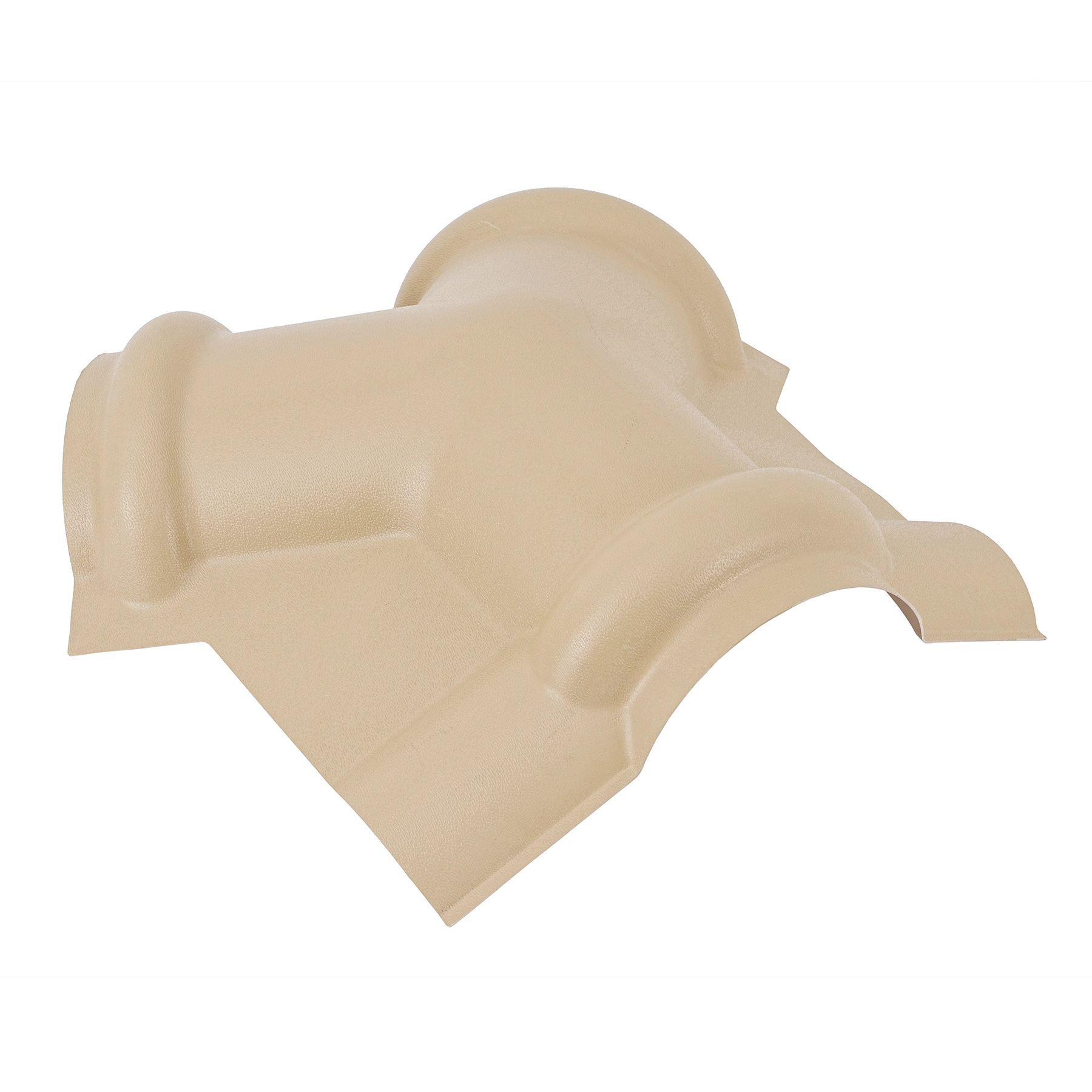 Cumeeira de PVC Plan Triangular 41x51cm Marfim Permatti