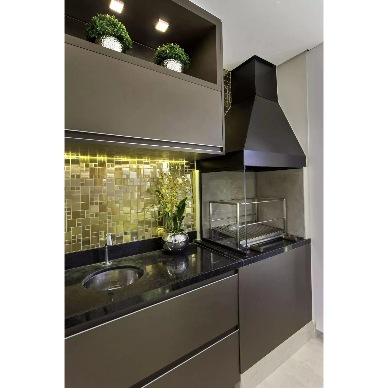 Pastilhas De Inox Para Revestimento Esplendor Dourado