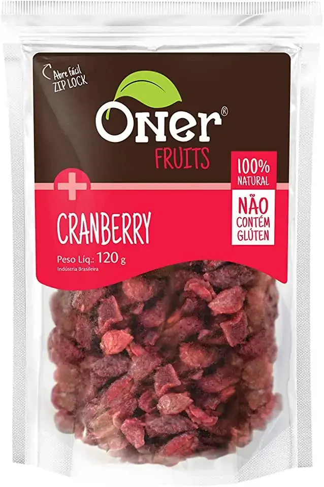 Cranberry C/ Suco De Abacaxi 120g Geral