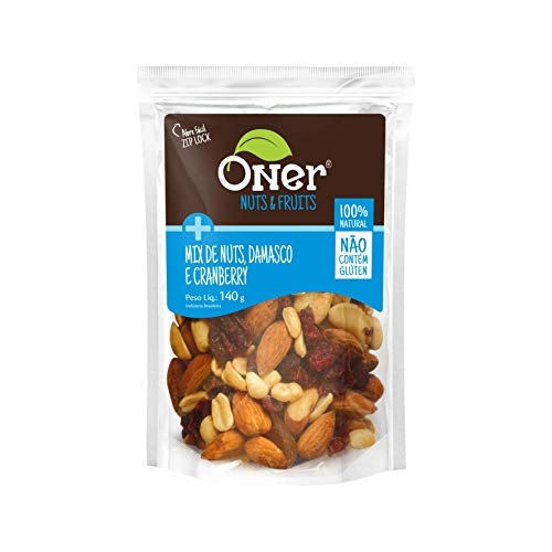 Mix De Nuts Com Cranberry E Damasco 140g Oner