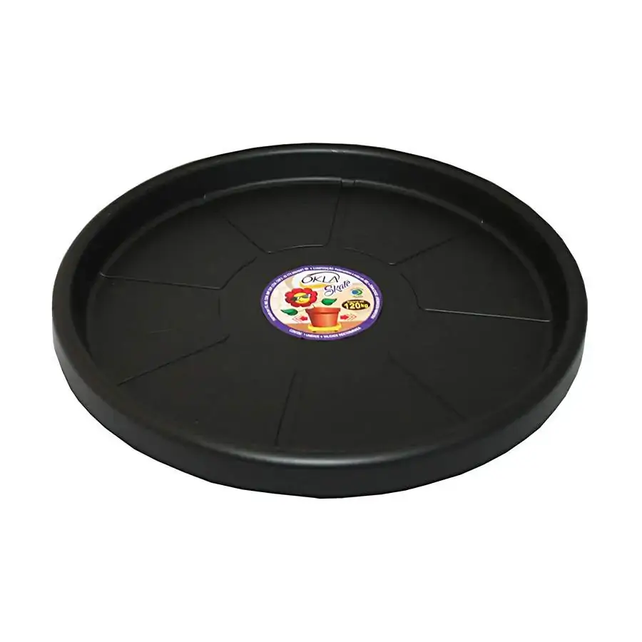 Prato Com Rodas Preto Skate 27cm