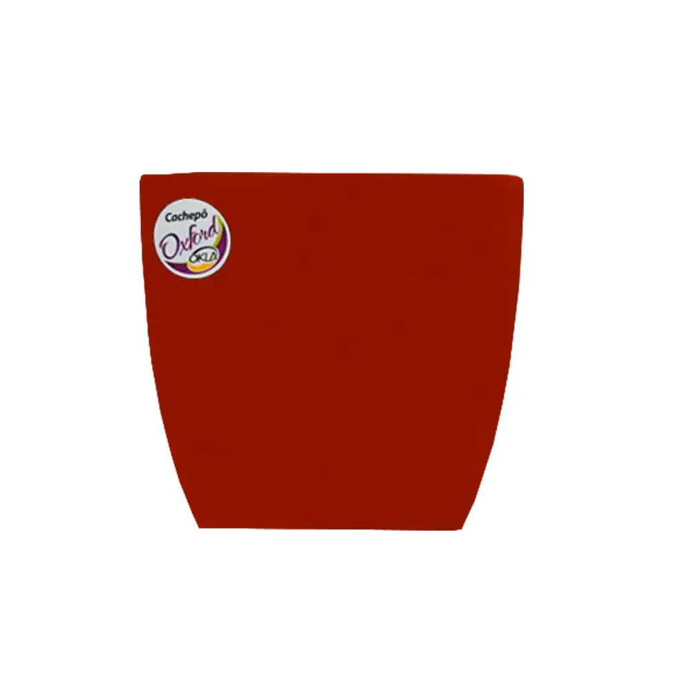 Vaso Oxford Vermelho 09 Quadrado M 0,5l.9,5x8,0cm