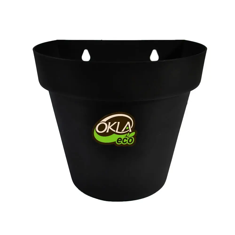Vaso Parede Bari Preto Fg