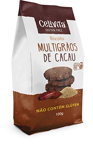 Biscoito De Multigraos Cacau Celivita 30 Gr