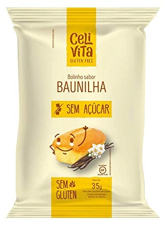 BOLINHO BAUNILHA ZERO AÇUCAR CELIVITA 35G