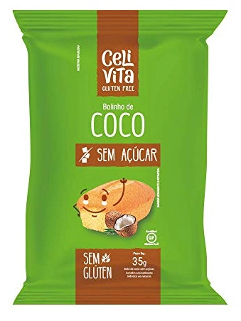 BOLINHO COCO ZERO AÇUCAR CELIVITA 35G