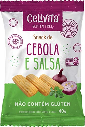 SNACK SALGADO CEBOLA E SALSA CELIVITA 30g