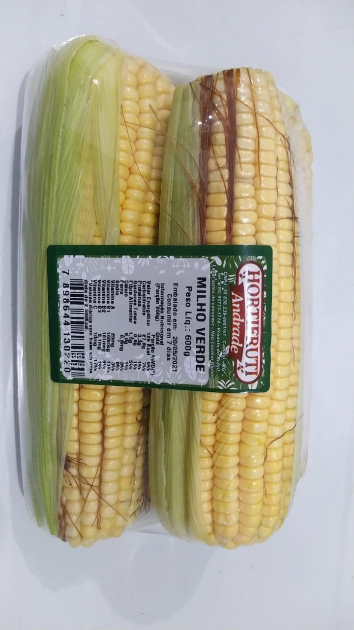Milho Verde Hort.andrade Bd.600g