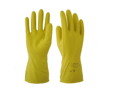 Luva Latex Lalan Silver Am.g