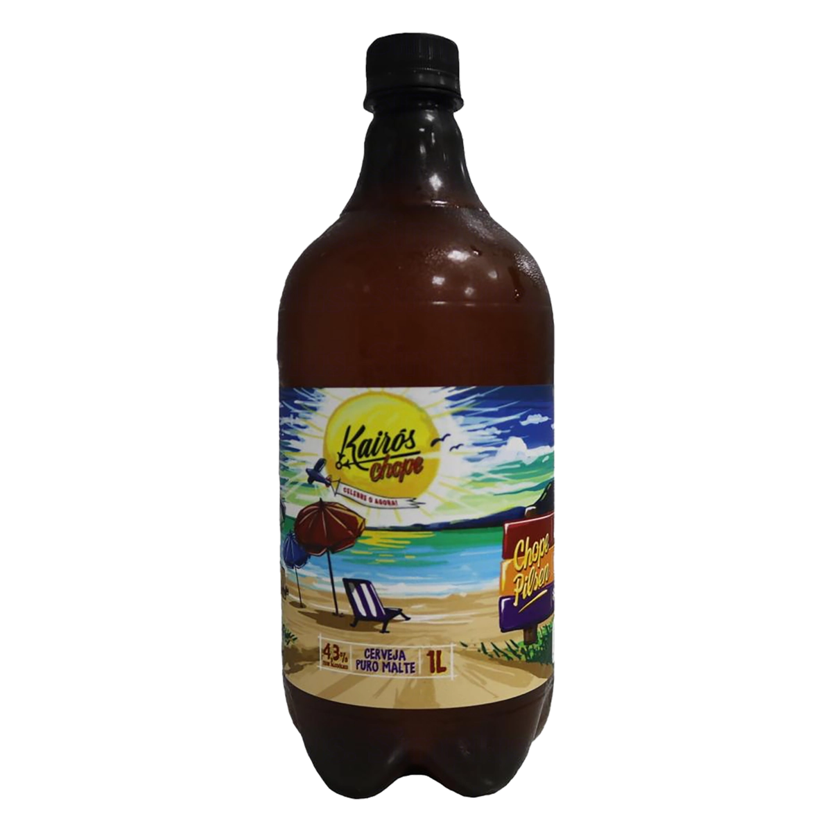 Chopp Pilsen Puro Malte Kairós Garrafa 1l