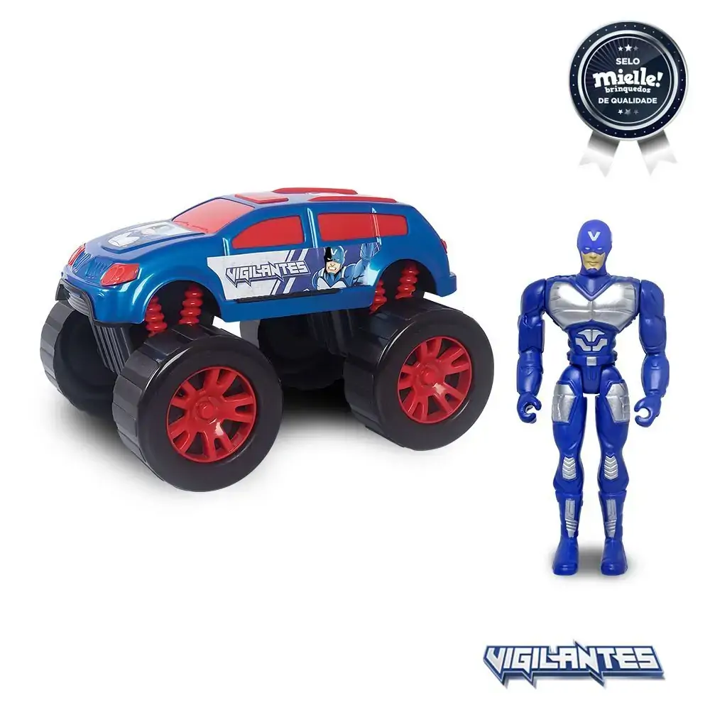 Cj Carro E Boneco Vigilantes