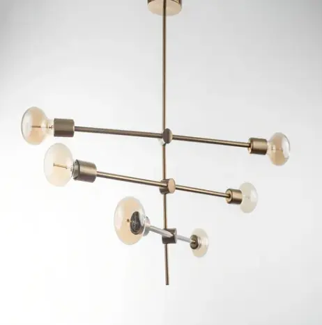 Lustre Prizi Dourado L011 903616401 Mvx