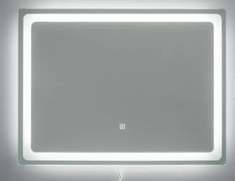 Espelho Retangular Emoldurado Led F Mr012b 60x80cm 903633301 Mvx