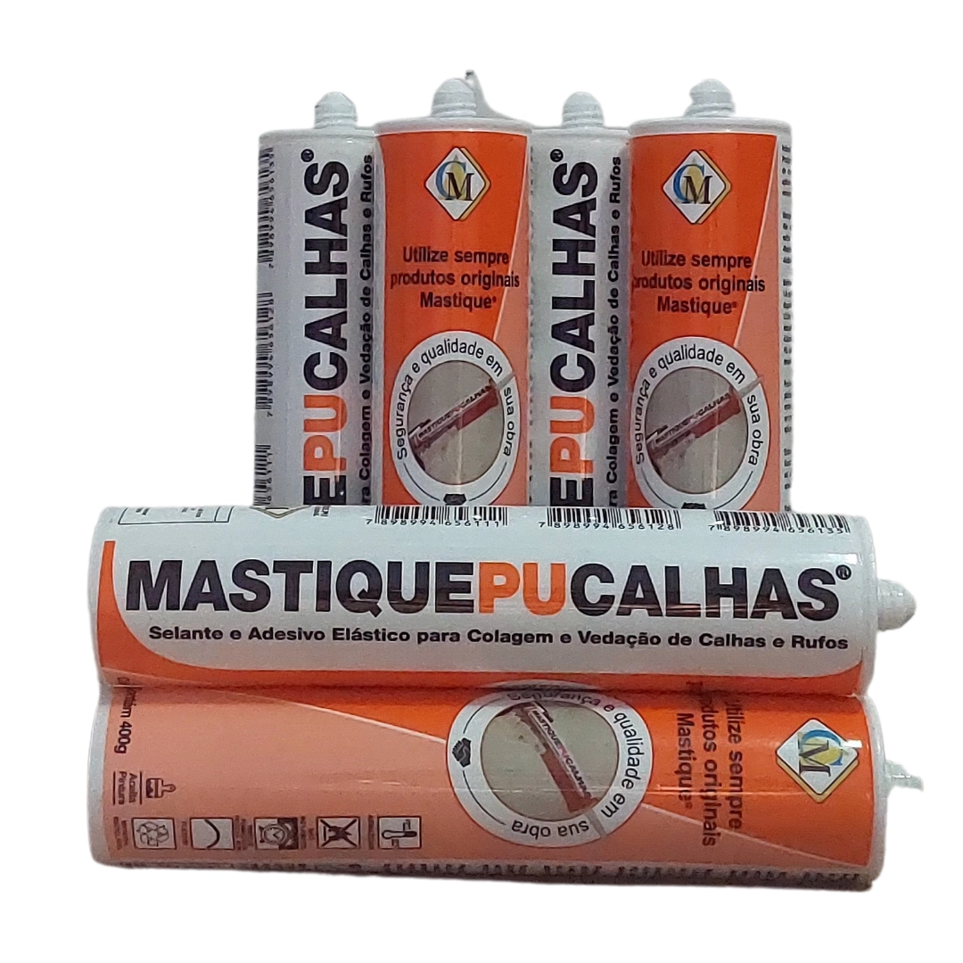 Mastique® Pu Calhas Original (kit 6 Tubos)