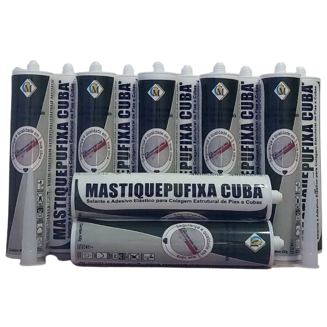 Mastique® Pu Fixa Cuba Original (kit 12 Tubos)