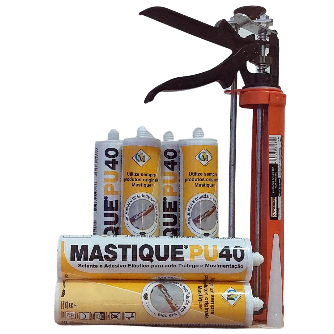 Mastique® Pu 40 Original (kit 6 Tubos + Aplicador)