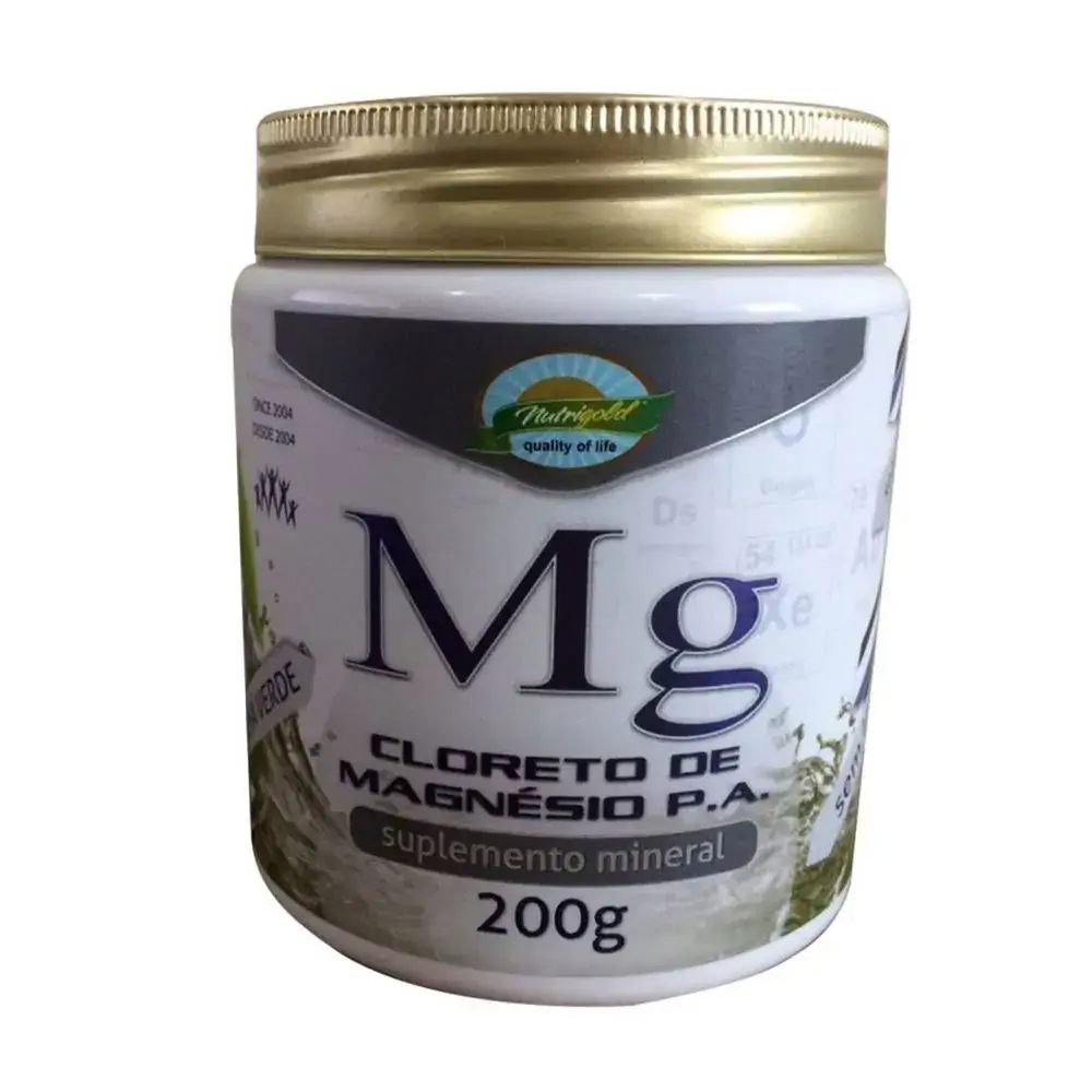 Magnesio P.a Cha Verde 200g Nutrigold