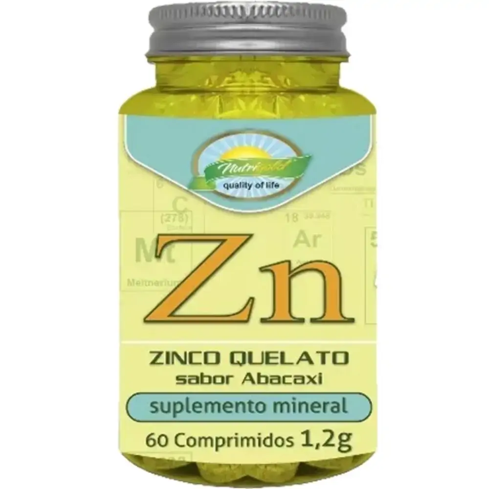 Zinco Quelato Abacaxi 60 Comp 1,2g