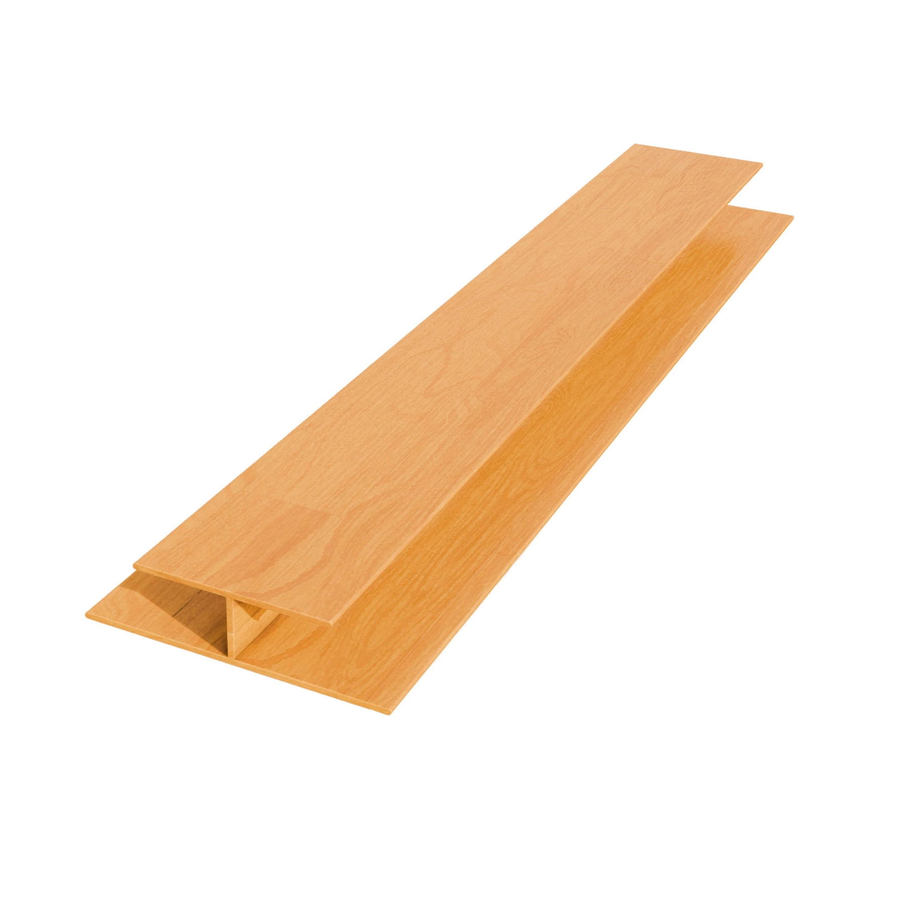 Emenda H Cerejeira Rajado 6,00m Real PVC
