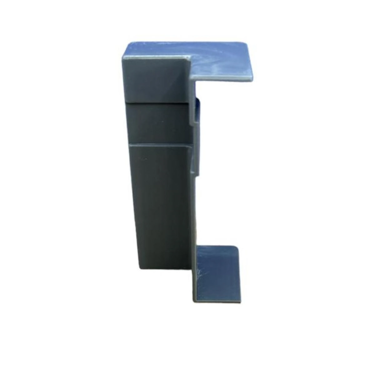 Canto Interno Cinza 7cm Para Rodapé Real Pvc