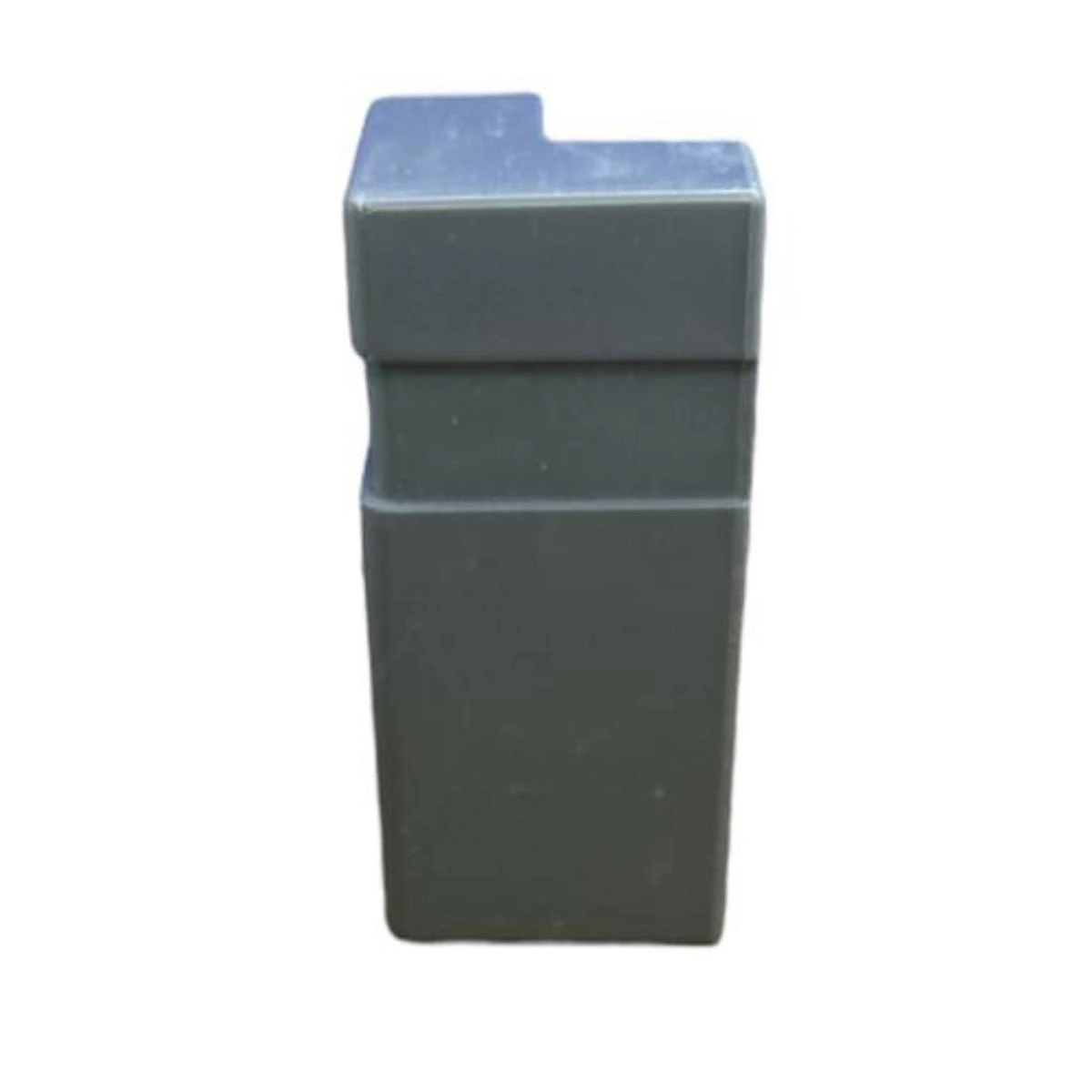 Canto Externo Cinza 7cm Para Rodapé Real Pvc