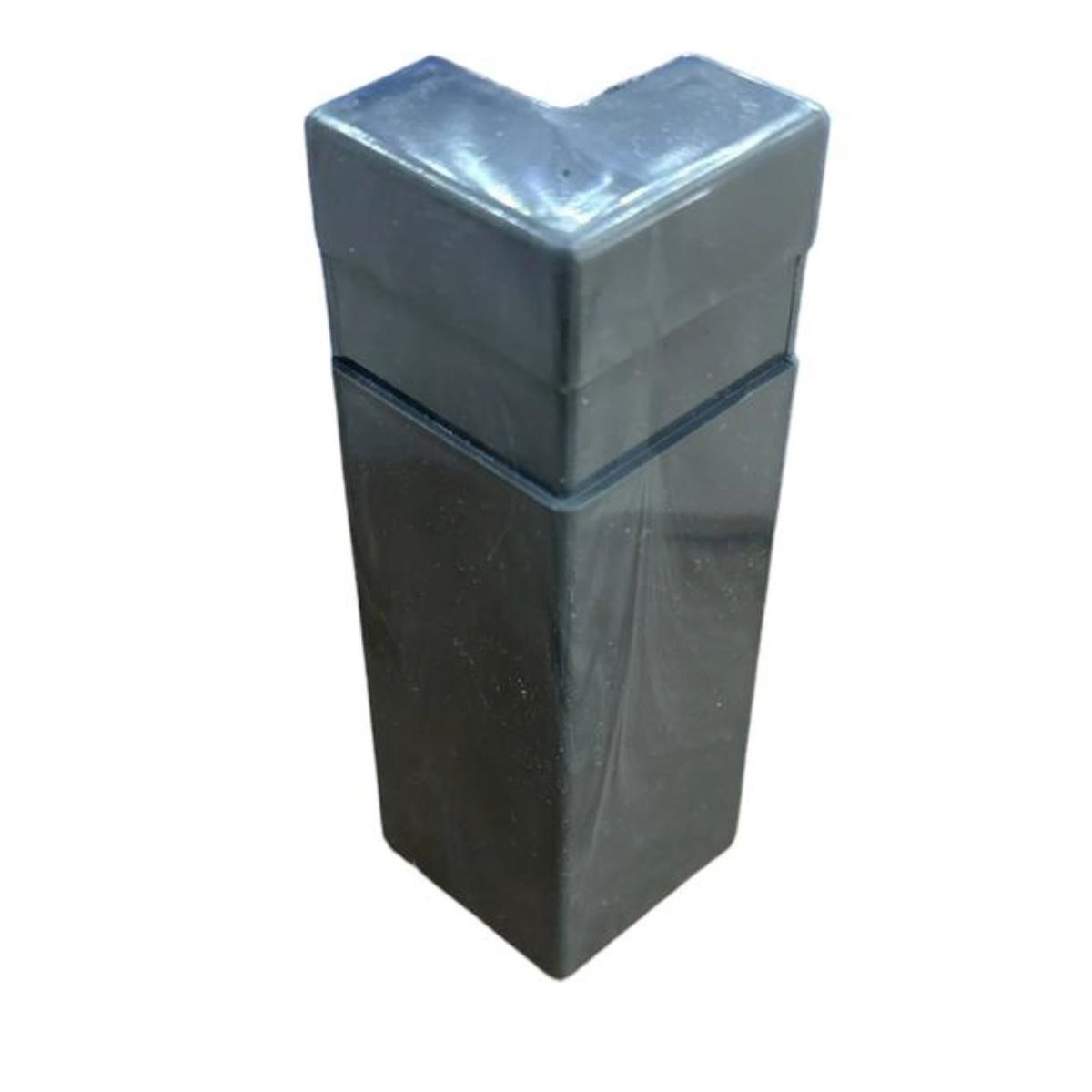 Canto Externo Cinza 10cm Para Rodapé Real Pvc