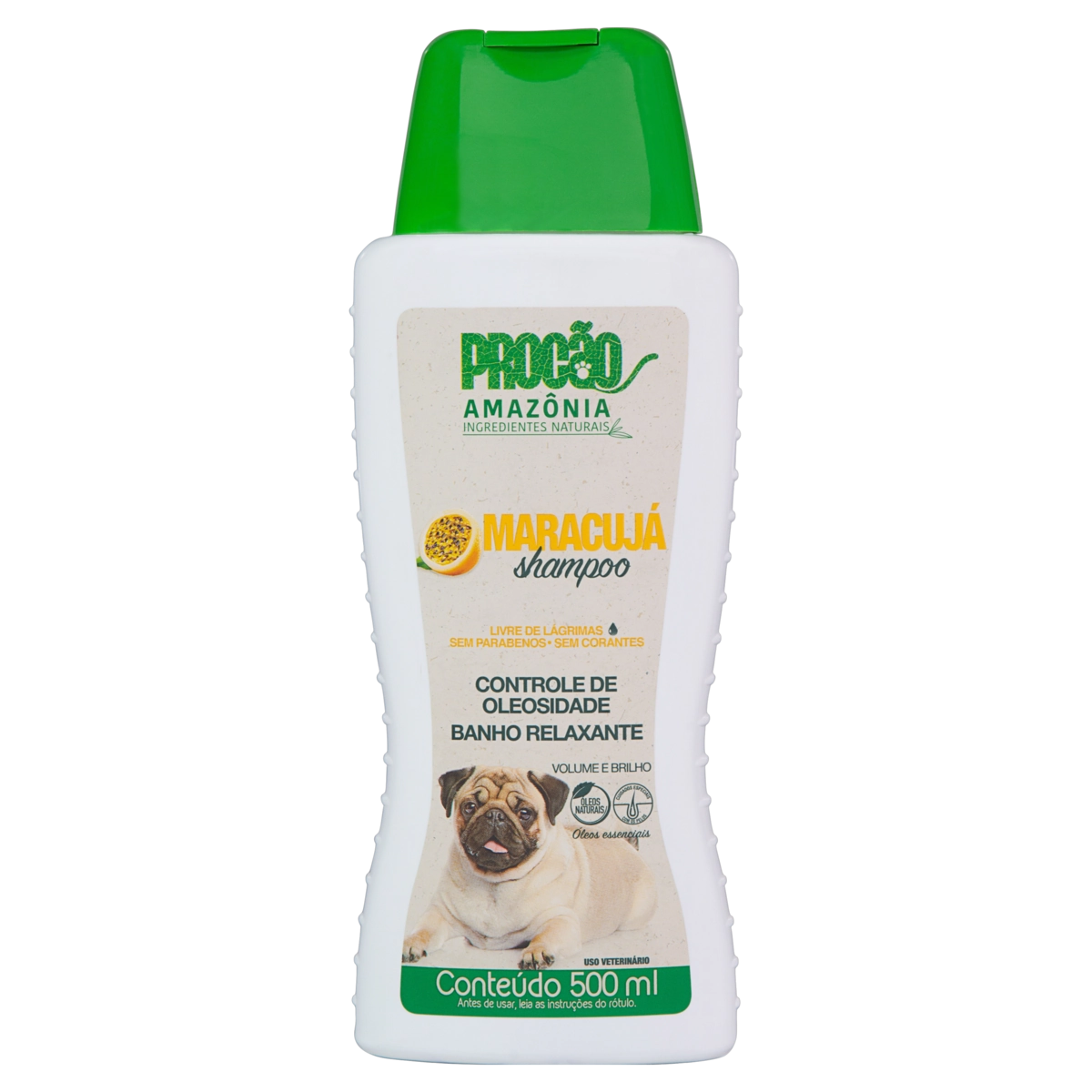 Shampoo Para Cães E Gatos Maracujá Procão Amazônia Ingredientes Naturais Frasco 500ml