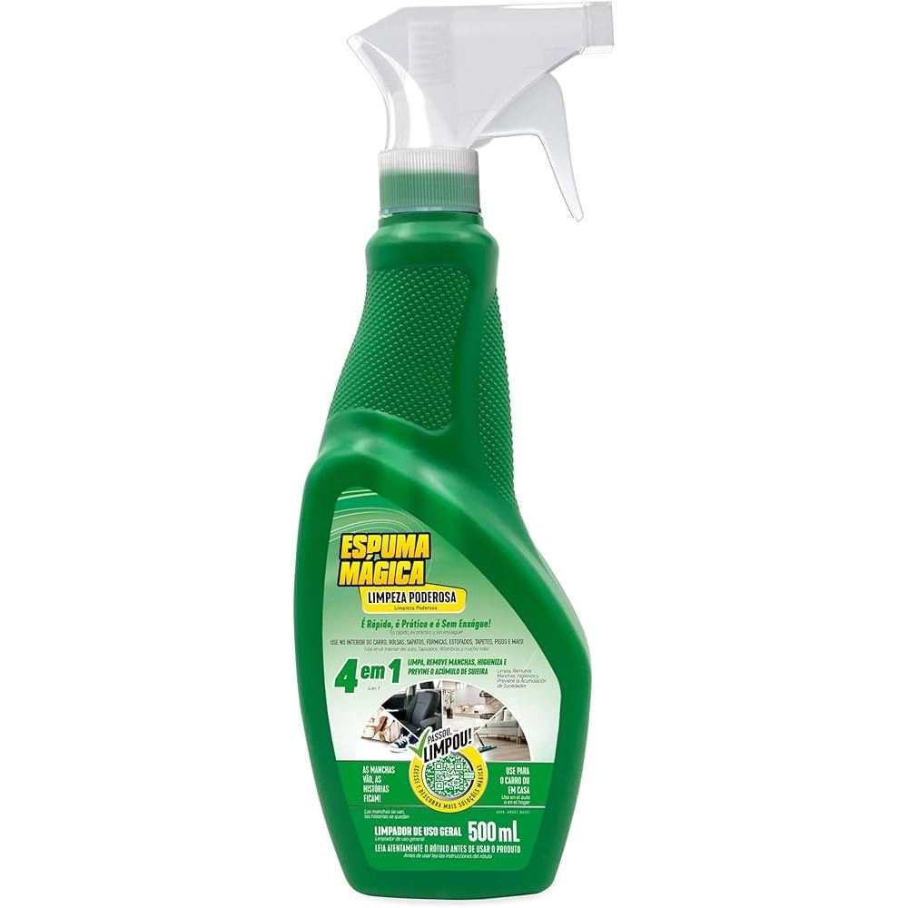 Limpador Espuma Mágica Proauto Frasco 500ml Borrifador