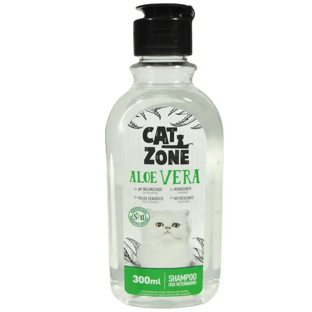Shampoo Cat Zone Aloe Vera 300Ml