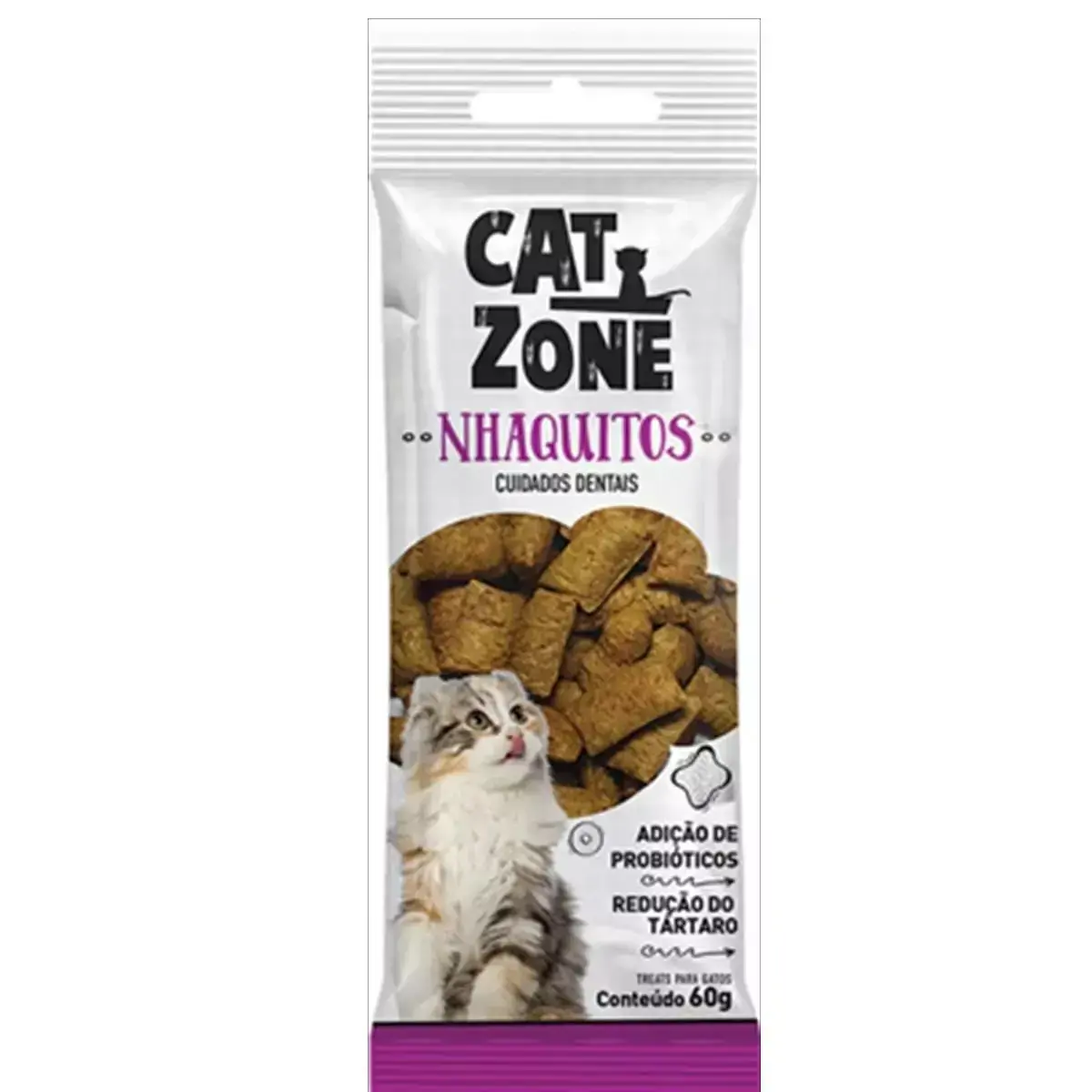 Petisco Cat Zone Nhaquitos 40gr