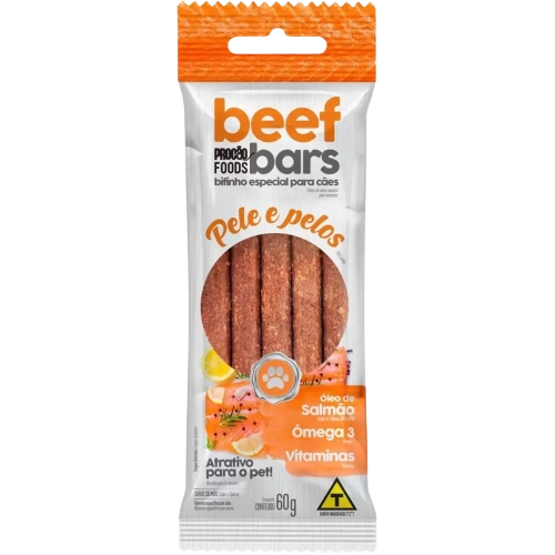 Petiscos Procao Beef Bars 60g Pele/pelo