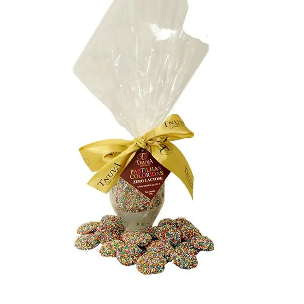 Ovo De Chocolate Com Confetes Coloridos 180g Tnuva