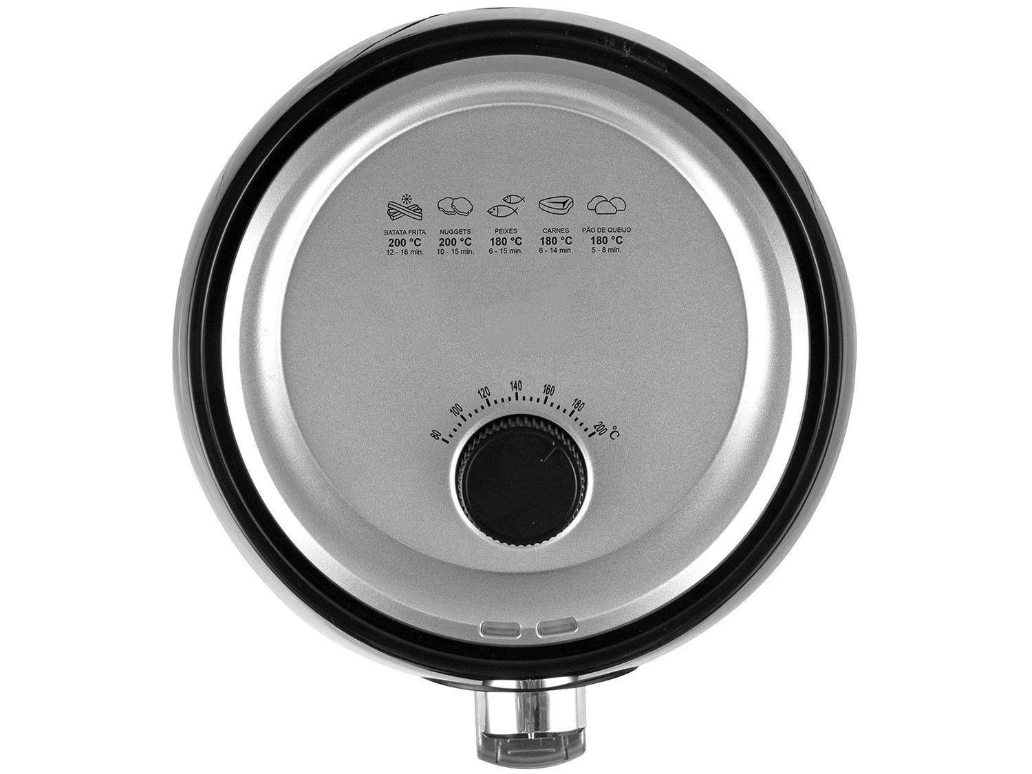 Air Fryer Nell Timer 2,4l Preto 110v