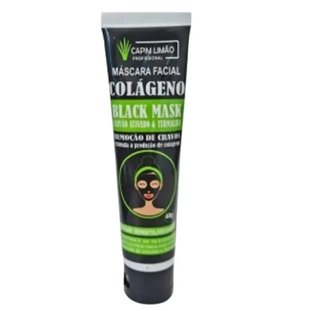 Creme Facial Colageno Black Mask 40