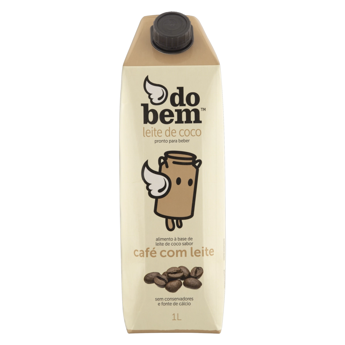 Bebida à Base De Leite De Coco Café Com Leite Zero Lactose Do Bem Caixa 1l