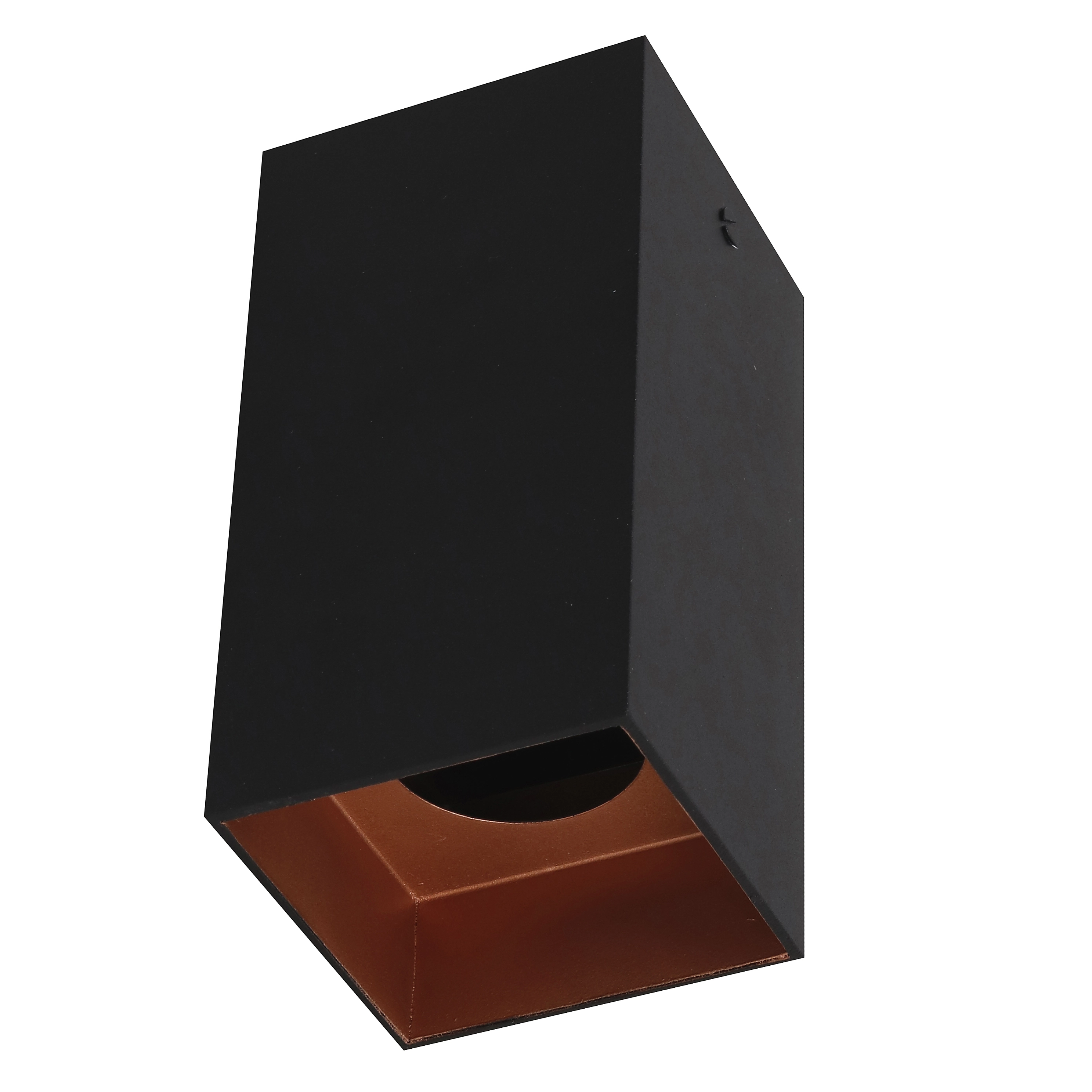 Spot de Sobrepor 1 Lâmpada Preto Tubes Goli