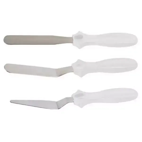 Conjunto de Espatulas para Confeitar em AÇO INOX 3 Peças James.f 4021-000