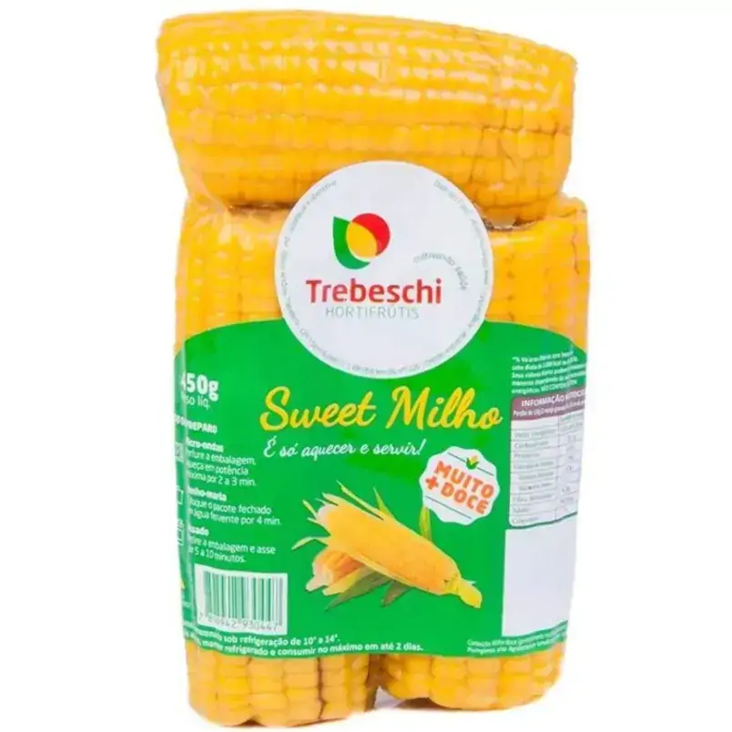 Milho Sweet Turma Do Chico Bento Trebeschi 450g