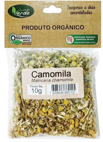 Quintal Verde Camomila Organico 10 G.