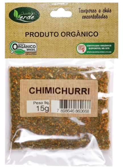 Chimichurri Org Sache Quintal Verde 15g