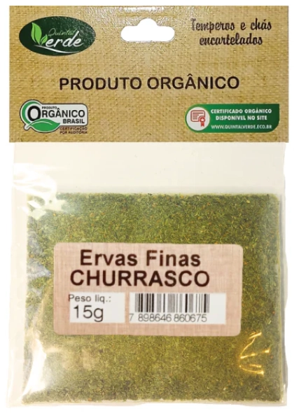 Ervas Finas Churrasco Org Quintal Verde 15g
