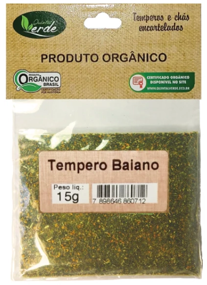 Temp Baiano Org Sache Quintal Verde 15g