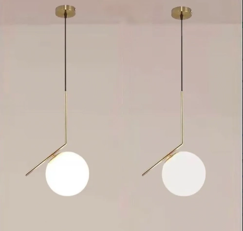 Kit 2 Pendentes Jabuticaba Globo 13 Vidro C/lâmpada G9 3000k Bivolt Dourado Com Fio Preto 120cm