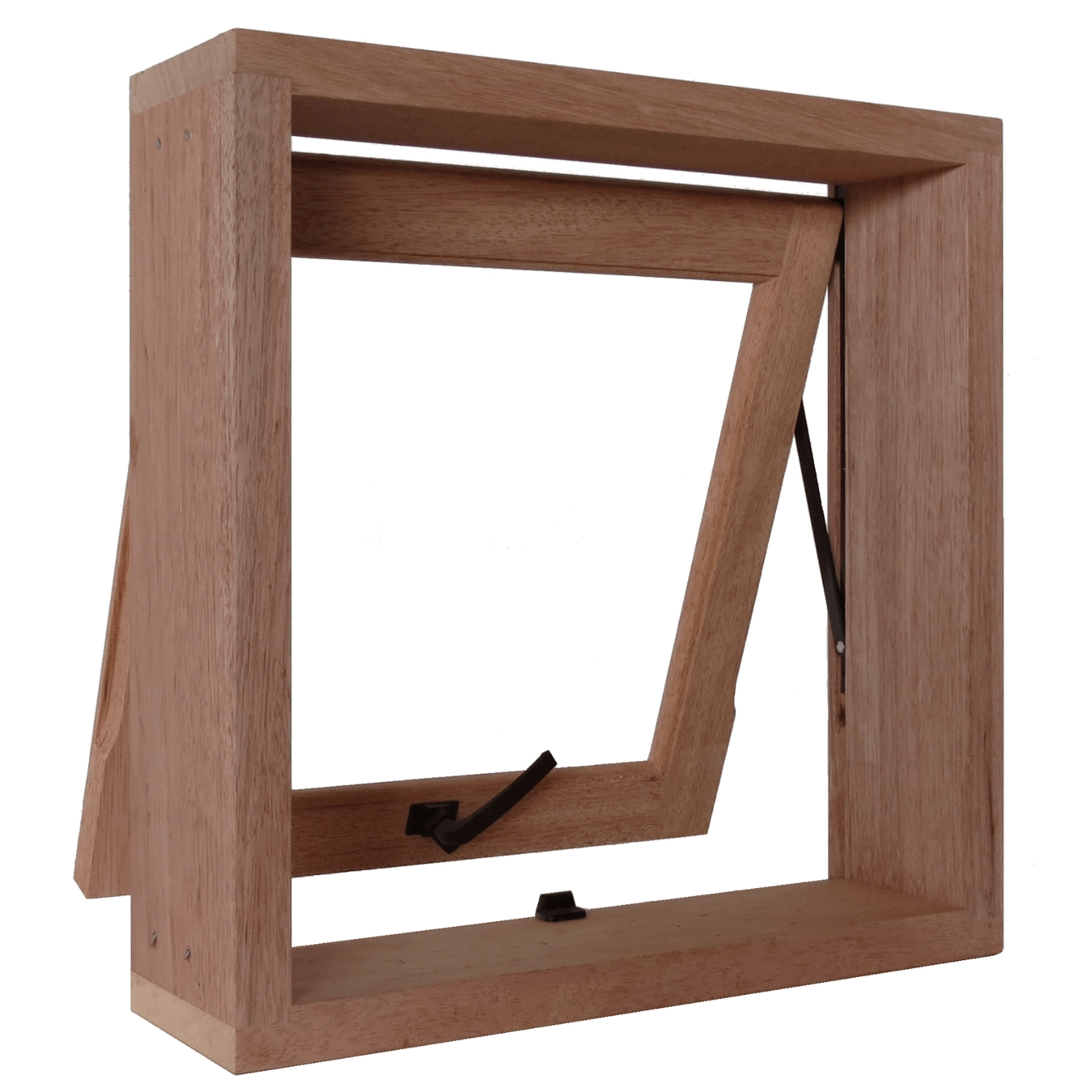 Janela Vitrô Max Panorâmico 60cm X 60cm X 14cm Cedro Arana - Mader Silva
