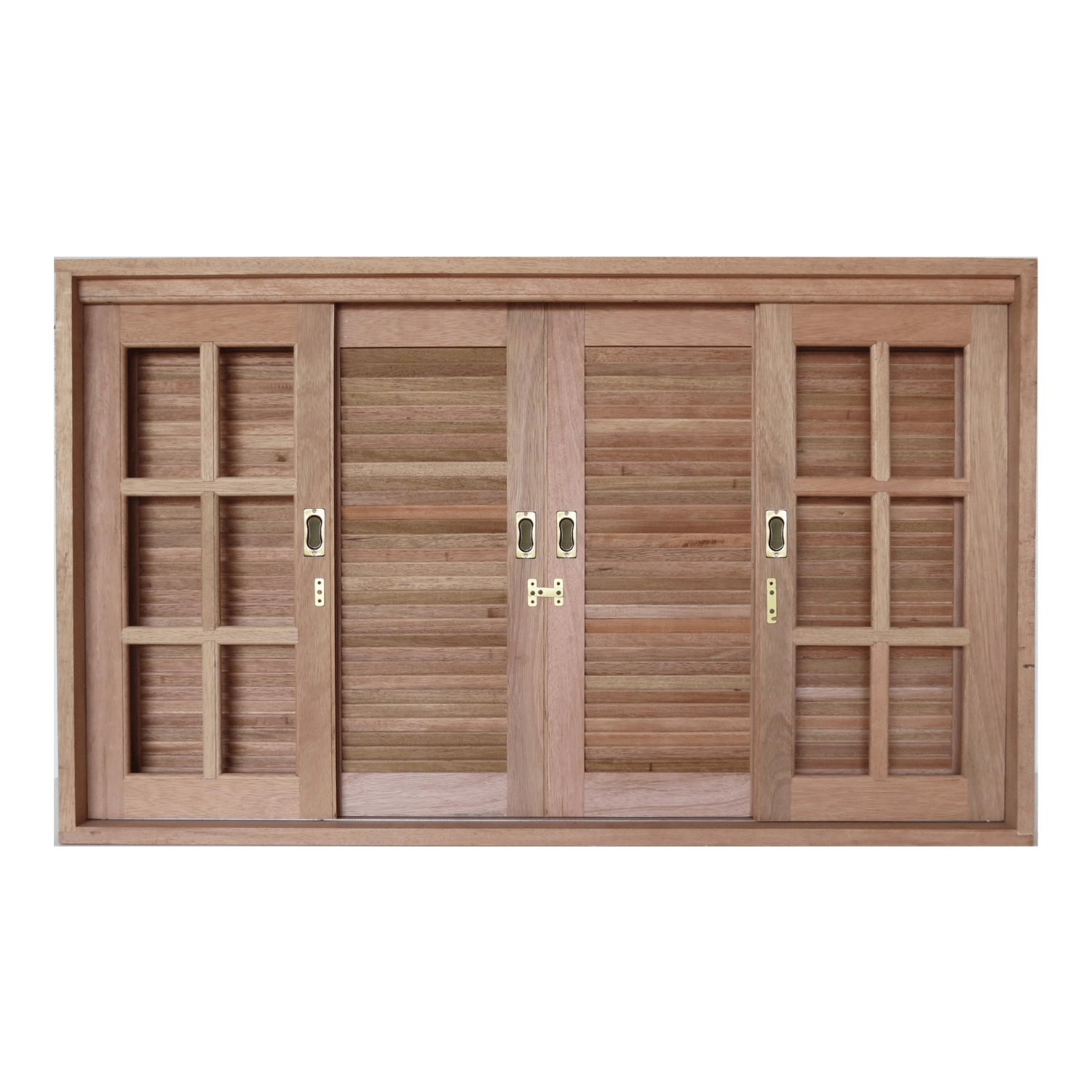 Janela Veneziana Correr Quadriculado 1 20m X 1 40m X 15cm Cedro Arana - Mader Silva