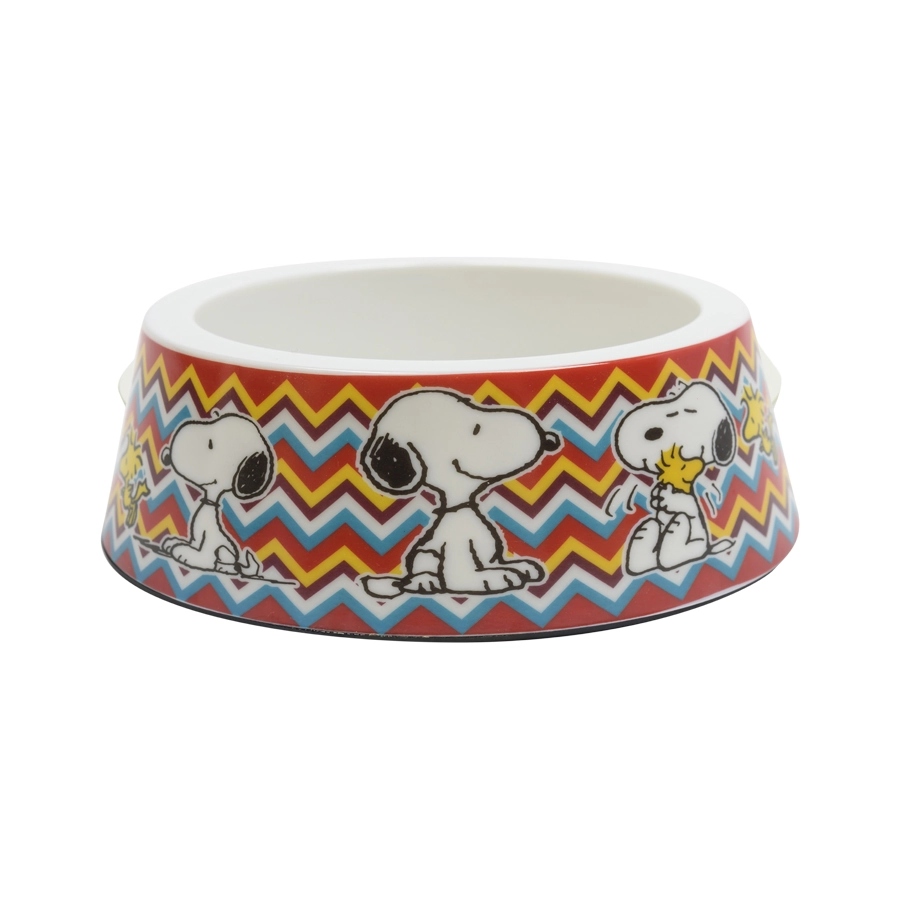 Comedouro Zooz Snoppy Melamina Mei100 Para Cães